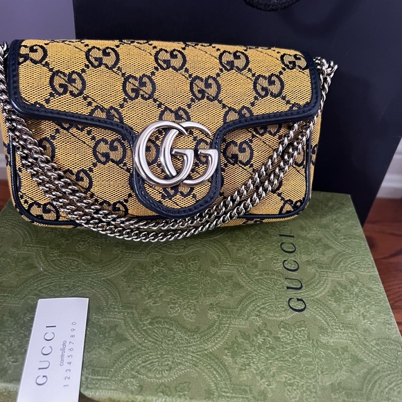 Gucci Limited Edition Mini GG Marmont Multicolor Bag - Picture 8 of 13